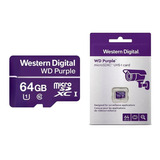 Memoria Micro Sd 64 Gb Western Digital Purple