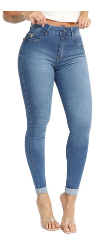 Calça Jeans Feminina Preta Skinny Biotipo C/elastano Premium
