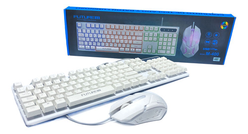 Kit Mouse Y Teclado Retroiluminación M-400 Profesional Gamer