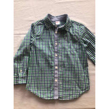 Camisa Gymboree Cuadrille Niño Usada Talle 3/4