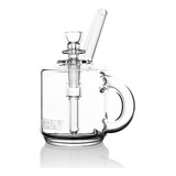 Grav® Coffee Mug Pocket Bubbler Clear + Free Sticker