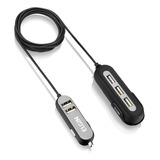 Carregador Veicular Ideal Para Táxi E Uber Multi Usb 5 Saídas 4a 20w Elgin