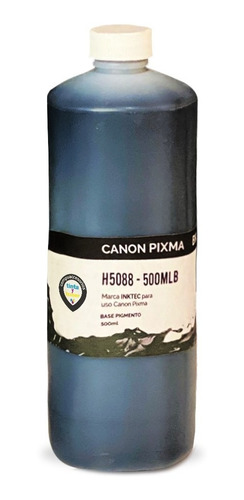 500ml De Tinta Genérica Pigmentada Para Pixma Bk