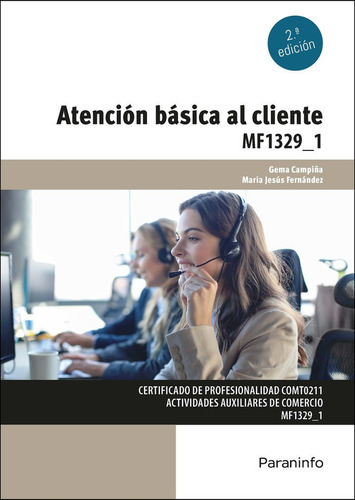 Atencion Basica Al Cliente 23, De Campiña Dominguez, Gema. Editorial Ediciones Paraninfo, S.a, Tapa Blanda En Español