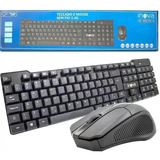 Kit Teclado E Mouse Sem Fio Wireless 10 Metros Key-8389