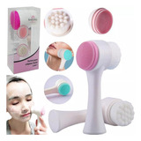 Escova Para Limpeza Facial 2 Em 1 Massageadora Skin Care