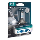 Lampara H7 55w 12v Xtrem Vision Philips +150% X Unidad Auto