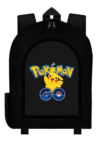 Mochila Negra Pikachu A223