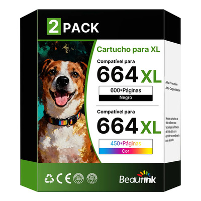 Cartucho Para 664xl Para Hp Negro Color Para HP Deskjet Ink Advantage 1115\u002F1118\u002F2135\u002F2136\u002F2138\u002F2675\u002F2676\u002F2677\u002F2678 \u002F3635\u002F3636\u002F3638\u002F3700\u002F3775\u002F3776\u002F3778\u002F3785\u002F\u002F3787\u002F3835\u002F3836\u002F3838\u002F4535\u002F4536 \u002F4538\u002F4675 | Envío gratis