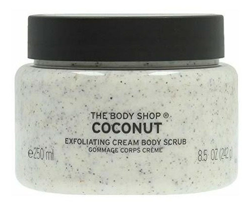 El Exfoliante Corporal Body Shop Coco Crema Exfoliante, 8.5 