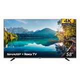 Pantalla Smart 65 Pulgadas 4k Roku Tv 4tc65el8ur Sharp