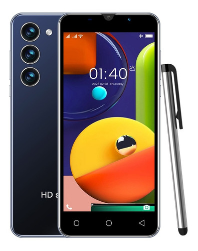 Teléfonos Inteligentes Android Baratos S23+ Negro 5.0 En 512mb Ram 4gb Rom