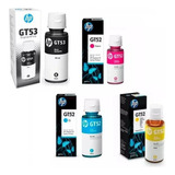 Kit 4 Refil Tinta Hp Gt53/gt52 Smart Tank  Bk/c/m/y