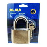 Candado Seguridad Bliss 60mm - (caja O Blister) Con 3 Llave