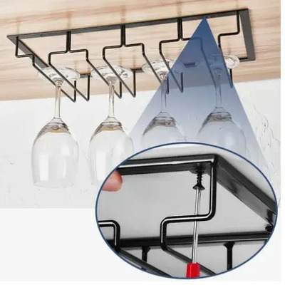 Rack De Copas De Vino,estante Para Copas De Vino 4 Ranuras | MercadoLibre