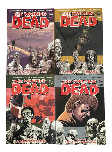 The Walking Dead- Volumen 3-4-5-6 Por 4 Cómics