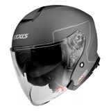 Casco Abierto Moto Axxis Mirage Sv Doble Visor Marelli