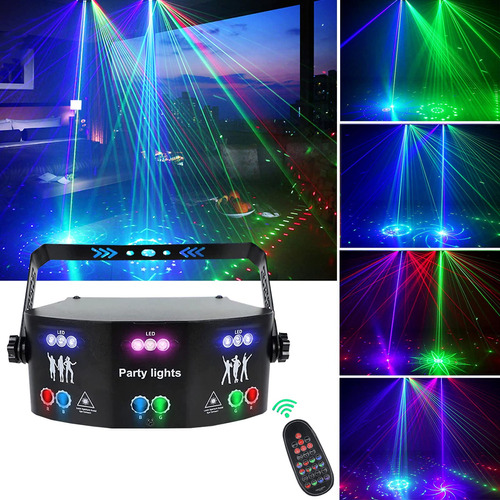 Dmx512 - Luz De Fiesta De Discoteca Rgb De 15 Ojos, Efecto D