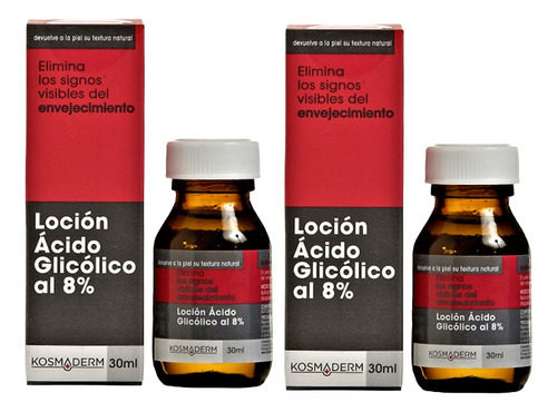 2 Acido Glicolico Locio 8% 30ml - L a $119500