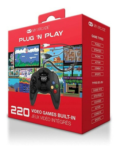 My Arcade Plug 'n Play  220 Juegos Retro Incluidos