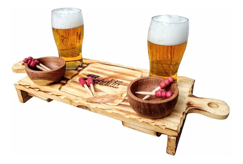 Set De Picada Con 2 Vasos Pinta Cuencos Y Pinches