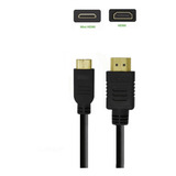 Cabo Hdmi X Mini-hdmi 2.0 4k 2160p Hdr Alta Velocidade 30cm