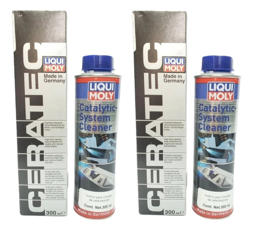 Kit Ceratec Liqui Moly 2 Pz + Catalytic System Cleaner 2 Pz 