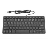 Teclado Alámbrico Aaa-1000 Compatible Con Windows Y Mac Color Del Teclado Negro