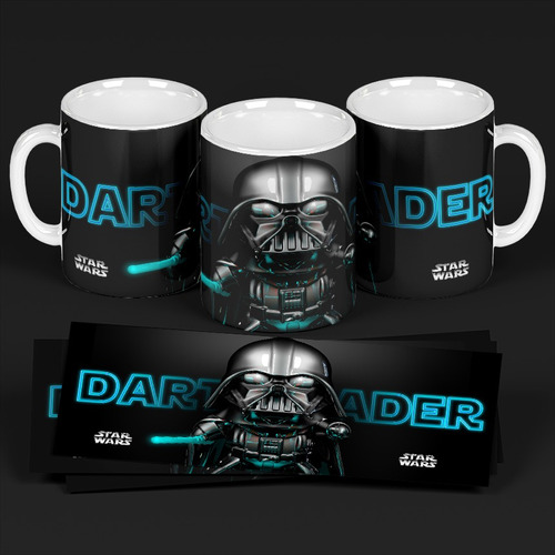Taza De Cerámica Star Wars Darth Vader 3d Importada En Caja