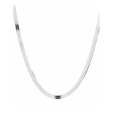 Collar Cadena Cinta Gruesa De 45 Cms - Acero Quirurgico