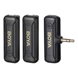 Microfone Boya By-wm3t2-m2 Lapela Sem Fio Wireless Plug P2