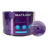 600 Unidades Cd Virgem Multilaser Logo 700mb 80min