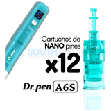 12 Cartuchos De Nano Round Para Dr Pen A6s. Dermapen
