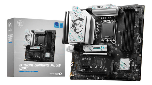 Tarjeta Madre Msi B760m Gaming Plus Wifi Para Intel 1700