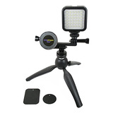 Live Stream Gear: Configuración De Trípode De Luz Led Y Telé