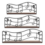 Crugla Juego De 3 Estantes Flotantes Para Colgar En La Pare.