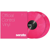 Serato Official Control Vinyl Pink Color Rosa