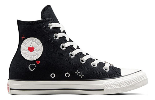 Zapatilla Converse Chuck T Hi (love) Negro  