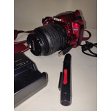 Câmera Nikon D3200 Com Lentes, Case, Flash