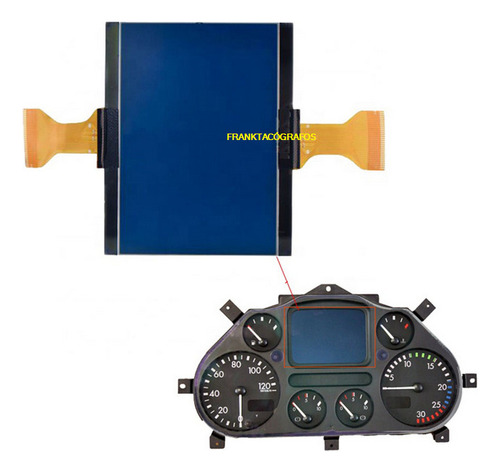 Display Lcd Painel Instrumentos Velocimetro Daf Cf Lf Xf