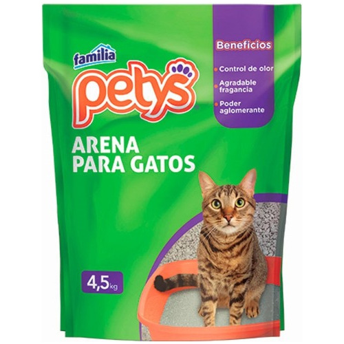 Arena Para Gatos Petys 4,5 Kg