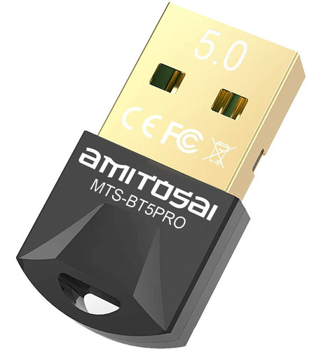 Adaptador Bluetooth 5.0 Usb Amitosai Mts-bt5pro Y0