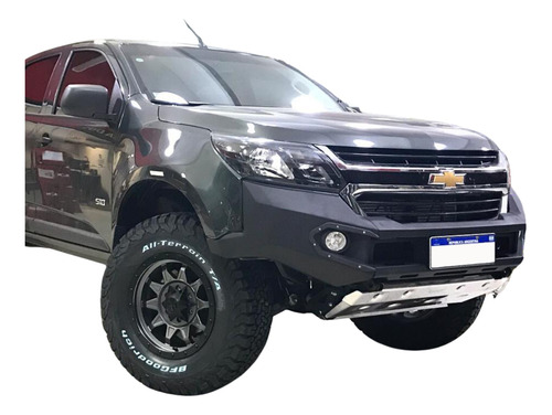 Bumper Rhino4x4 Chevrolet S10 2016+ Para Uso Fuera De Camino