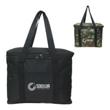 Bolsa Térmica 12 Litros Marmita Academia Preta Ou Camuflada