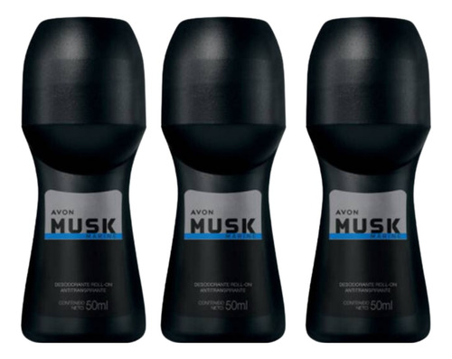 Desodorante Rollon Musk Marinx3 - mL a $233