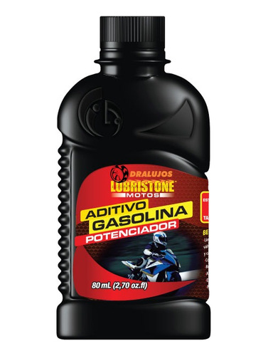 1 Aditivo Gasolina Potenciador Auto O Moto Lubristone 80ml