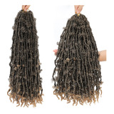 Rastas De Mariposa De 24 Pulgadas, Cabello De Ganchillo Sint