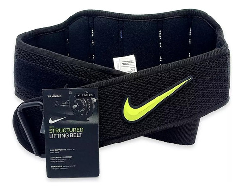Faja Cinturón Nike Structured Soporte Lumbar Crossfit Pesas