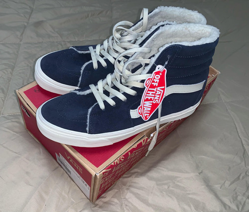 Vans Sk8-hi Cozy Hug Lined Parisian Talle 43 / 10.5us