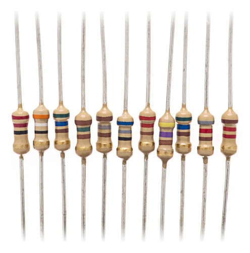 10 Un Resistor De Cerâmica Vários Modelos Ohms Mohms Kohms